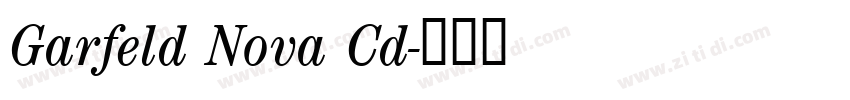 Garfeld Nova Cd字体转换 Garfeld Nova Cd字体转换